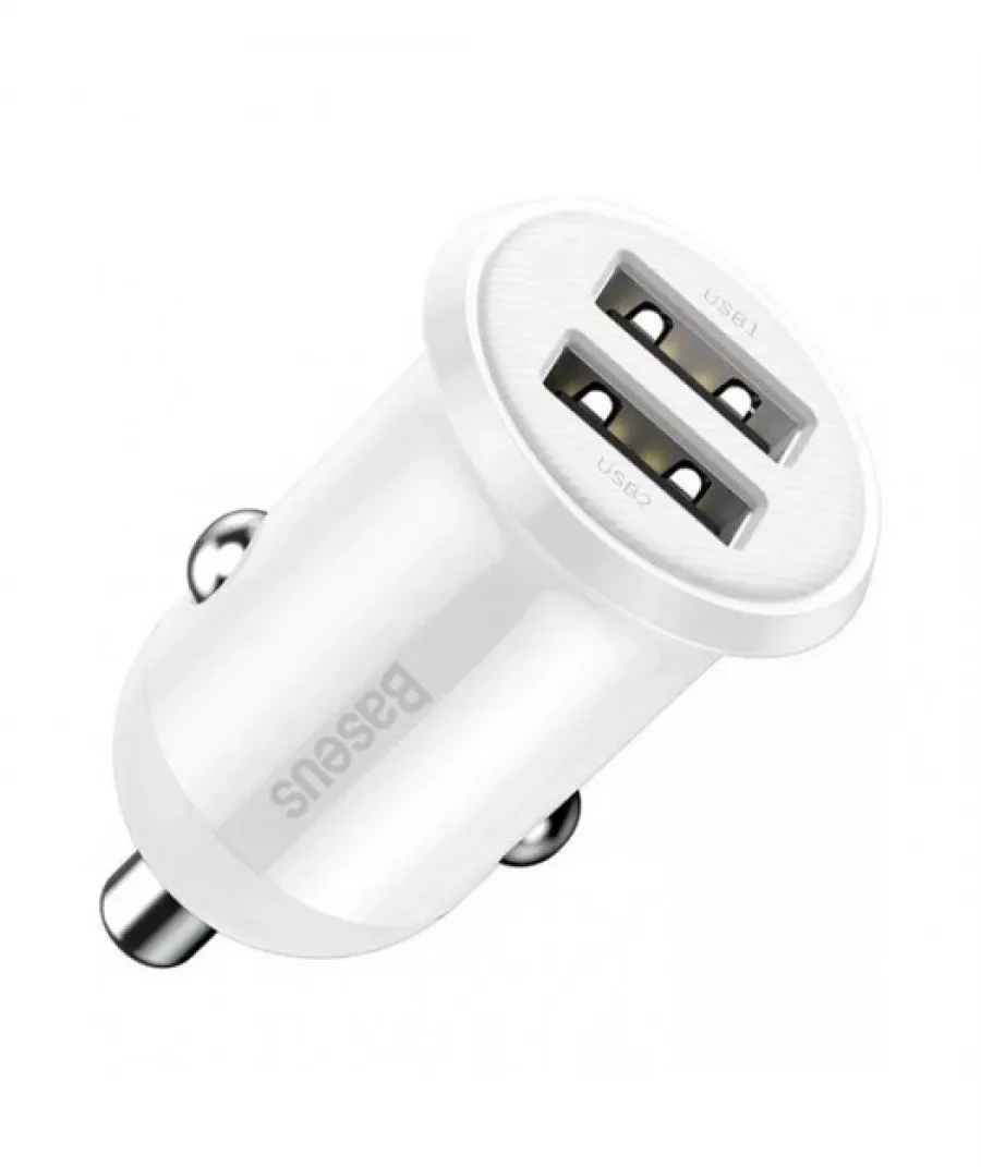 Baseus Grain Pro CCALLP-02 4.8A iki USB portlu Araç Şarjı Cihazı
