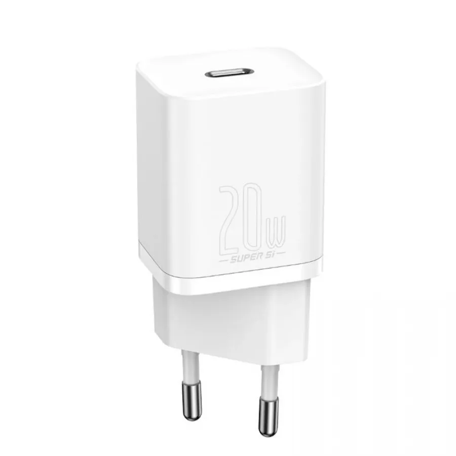 BASEUS SUPER SI CCSUP-B02 QC. 1XTYPE-C ÇIKIS 20W-BEYAZ