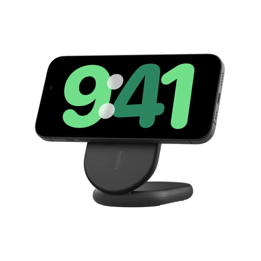 Belkin BOOSTCHARGE Qi2 Manyetik 15W Kablosuz Şarj Cihazı Stand Siyah