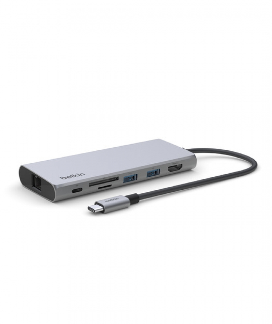 Belkin INC009 Type-Cden 7 in 1 Hub, HDMI Girişli USB çoğaltıcı