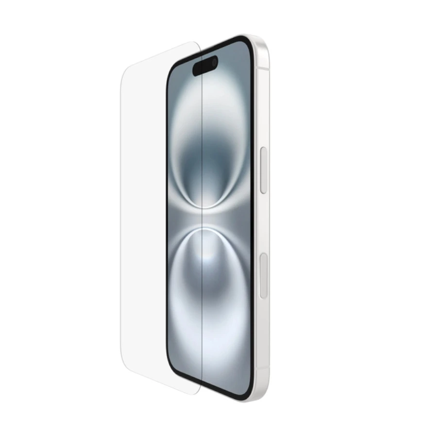Belkin SF Pro Ekran Koruyucu iPhone 16 / iPhone 15 / iPhone 14 Pro için Temperli Cam İşlemli