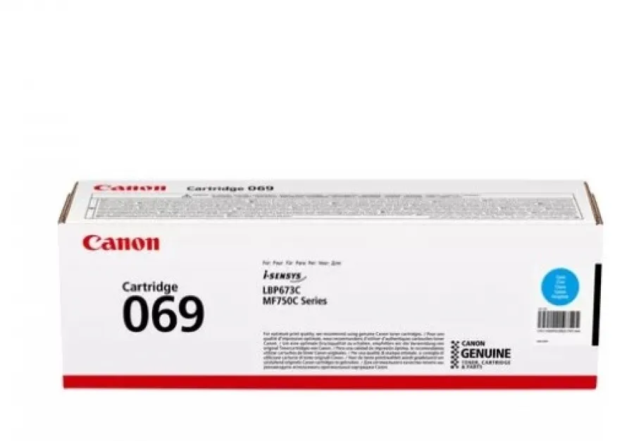 Canon CRG 069 Cam Göbeği Mavi Toner Orijinal 5093C002