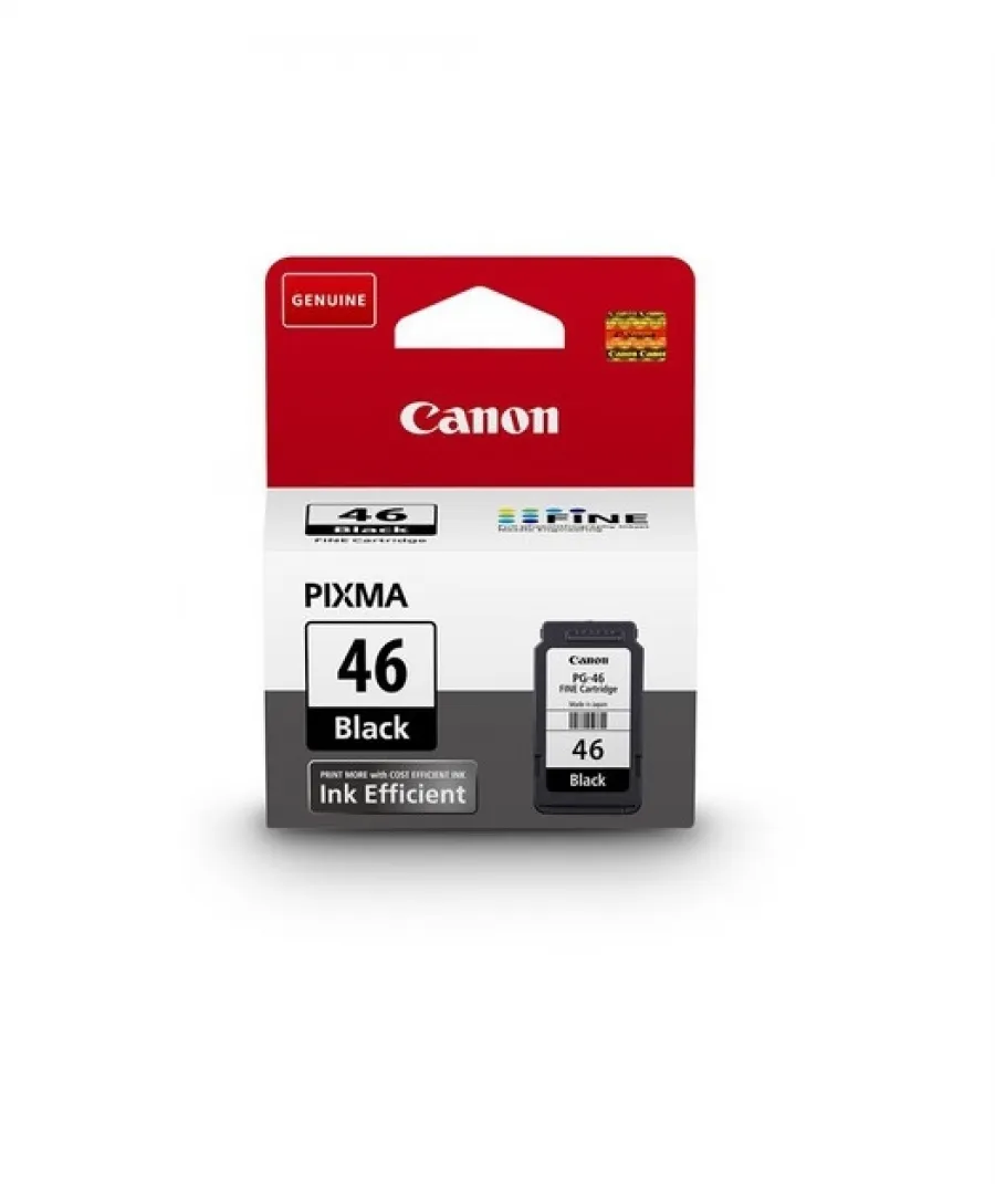 Canon 46 Siyah PG-46 Black PIXMA E464, E414 Kartuş 9059B001