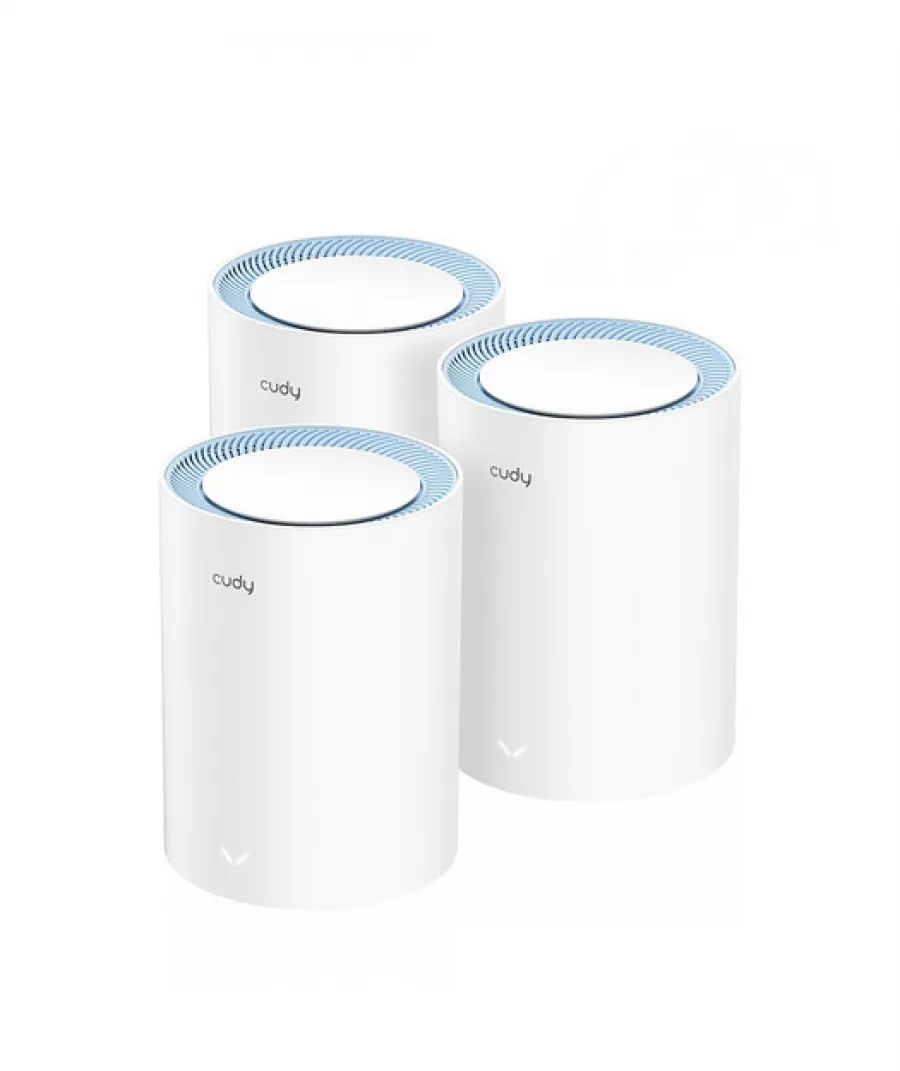 CUDY M1200 PACK-3 AC1200 WiFi x3 Mesh Solution Router