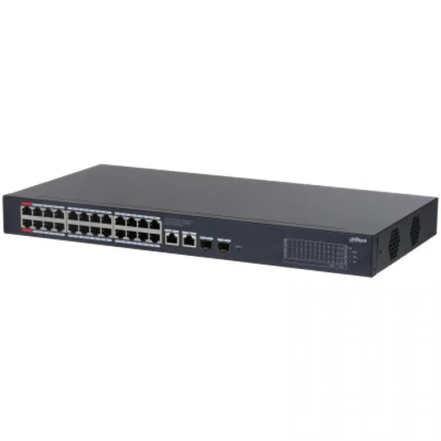 DAHUA CS4228-24GT-375 24 PORT GIGABIT YÖNETİLEBİLİR POE RACKMOUNT SWITCH