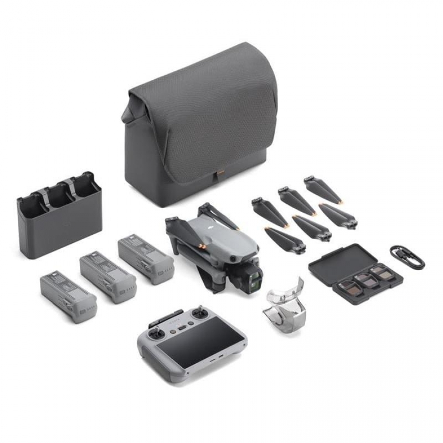 DJI AIR 3S FLY MORE COMBO DRONE (DJI RC2 EKRANLI KUMANDALI)