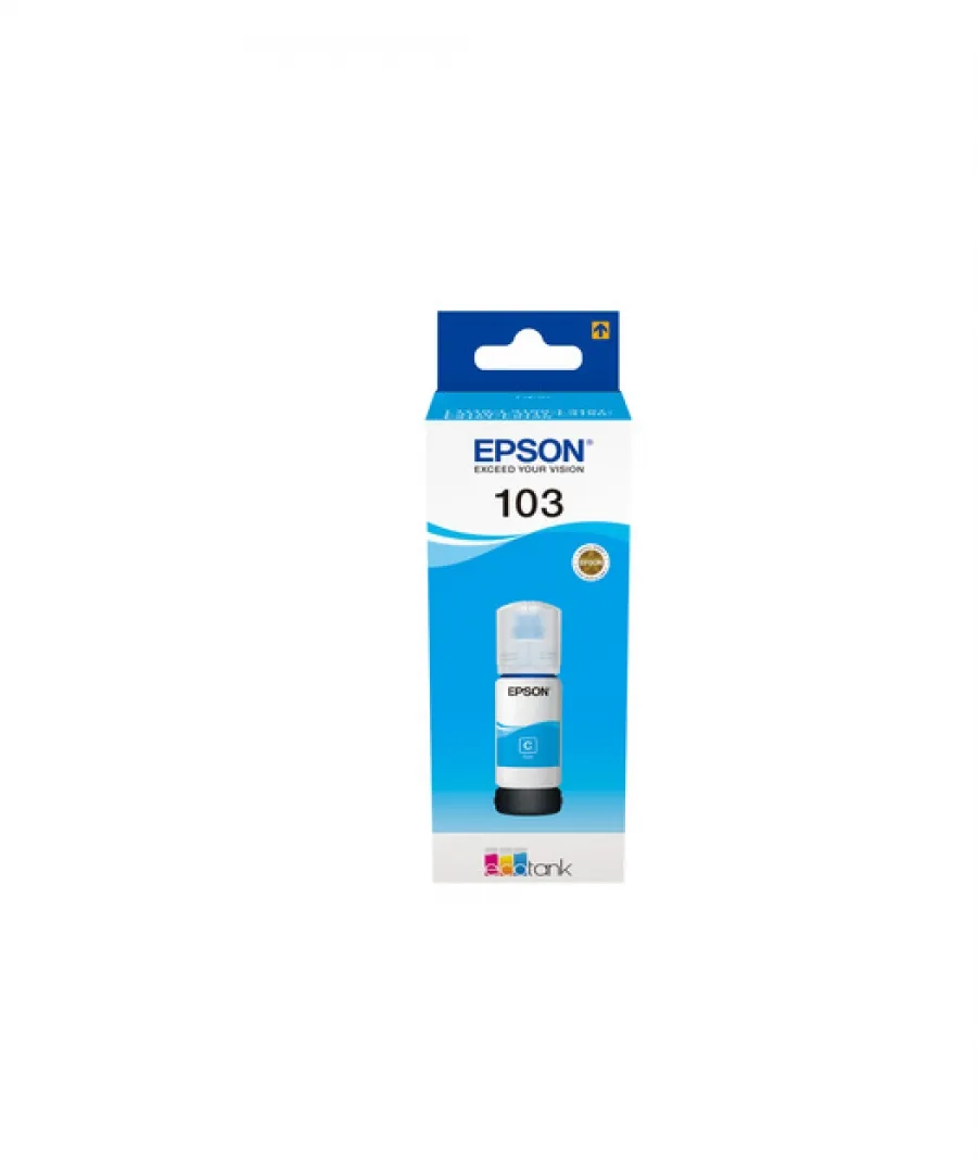 EPSON 103 EcoTank Cyan Mavi 65ml Mürekkep Tüpü