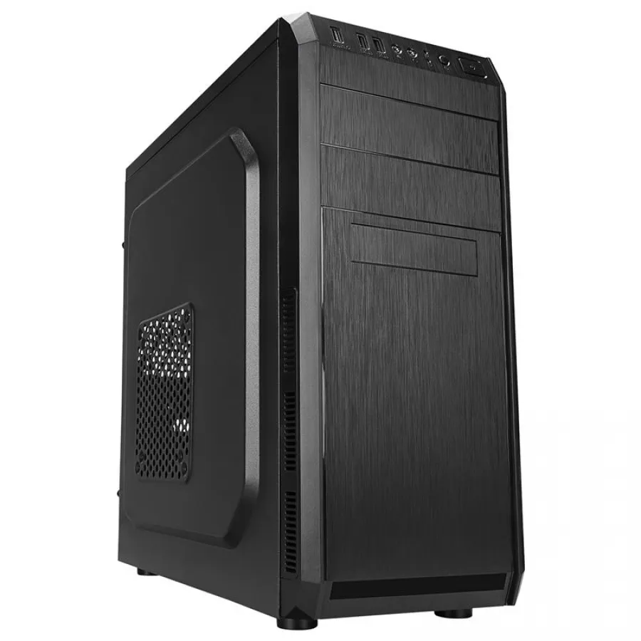 EVEREST 318B 300W PEAK SİYAH METAL PANEL ATX MİD-T BOŞ PC KASASI