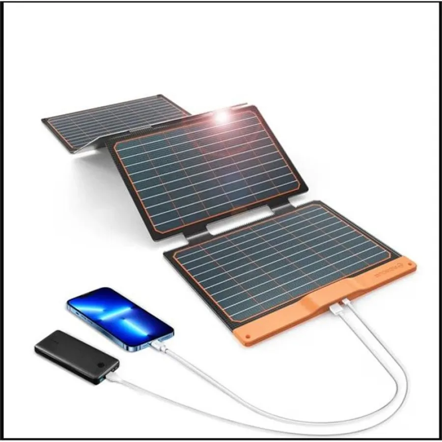FLEXSOLAR S40 USB ÇIKIŞLI GÜNEŞ PANELİ ŞARJ CİHAZI SOLAR PANEL 40W