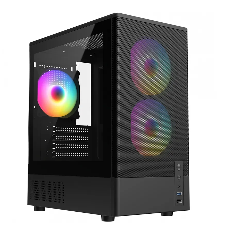 FRISBY FC-8975B 550W 3X120 RGB FAN GAMİNG SİYAH KASA