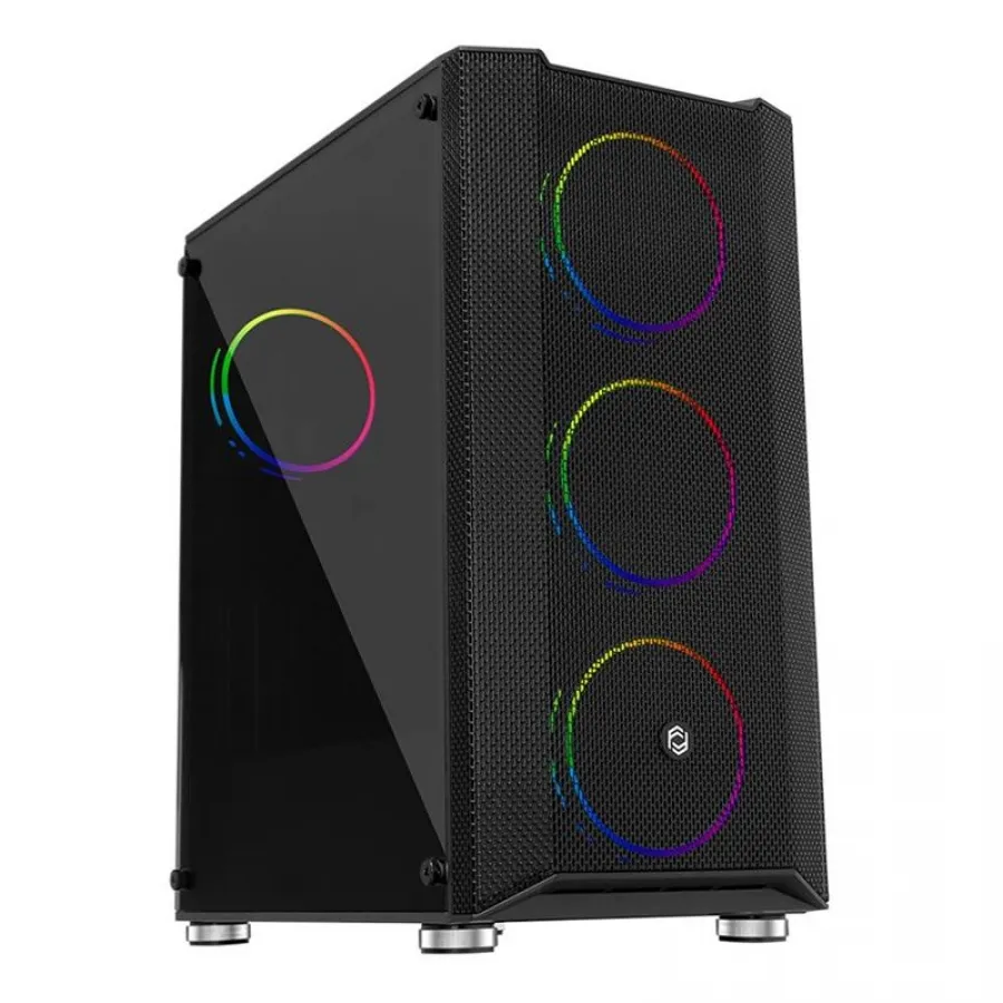 FRISBY FC-9405G 750W 80+ 4X120MM DOUBLE SLIM RING RGB FAN USB3.0 GAMING SİYAH KASA