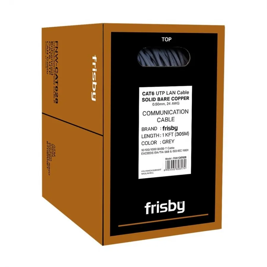 FRISBY FNW-CAT628 CAT6 %100 BAKIR KABLO (305M)