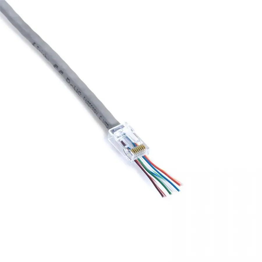 FRISBY FNW-RJ4528N CAT6 EZ RJ-45 YENİ NESİL UTP KONNEKTÖR 100 LÜ KUTU