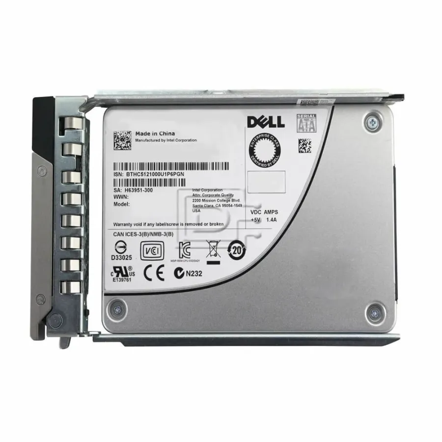 DELL 480GB SSD SATA ISE RI 6GBPS 512E 2.5IN HOT-PLUG 345-BGVP