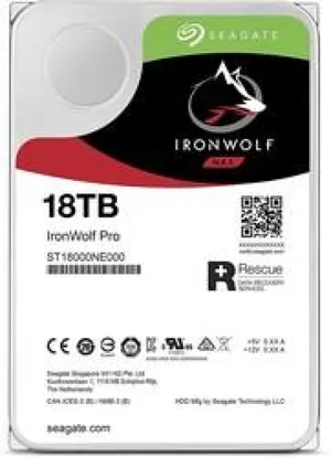 18 TB SEAGATE 3.5 IRONWOLF PRO SATA3 7200RPM 256MB ST18000NE000 (RESMI DIST GARANTILI)