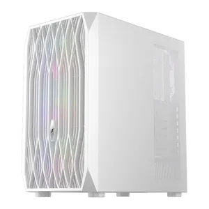 1ST PLAYER ARIYA AY7 BEYAZ 650W 80+ ARGB 4X12CM FAN TEMPERLİ CAM MESH USB 3.0 ATX KASA