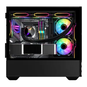 1ST PLAYER DK D7 SİYAH 750W 80+ 3X12CM ARGB FAN + 2X12CM ARGB REVERSE FAN TEMPERLİ CAM+METAL MESH US