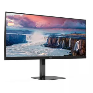 34 AOC U34V5C/BK 4MS 100MHZ 1XHDMI 1XDP WQHD 3440X1440 1XUSB-C HOPARLÖR ÇERÇEVESİZ YÜKSEKLİK AYARI FREESYNC VESA SİYAH