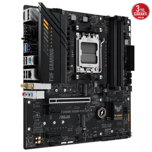 ASUS TUF GAMING A620M-PLUS WIFI DDR5 6400MHZ 1XHDMI 2XDP 2XM.2 USB 3.2 MATX AM5 (AMD AM5 7000 SERİSİ İLE UYUMLU )