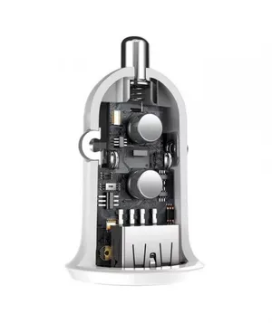 Baseus Grain Pro CCALLP-02 4.8A iki USB portlu Araç Şarjı Cihazı