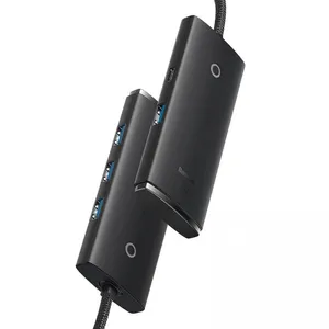 BASEUS WKQX030001 LITE 4IN1 MULTIFONKSIYONEL USB-A HUB DOCK STATION