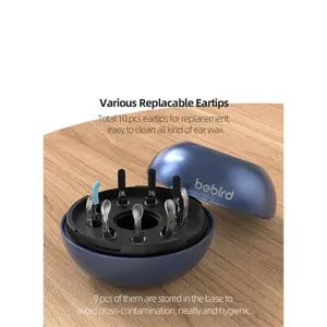 BEBIRD M9S 10MP PIXEL LENS 3.2MM LENS ÇAPI ŞARJLI WIFI GÖRÜNTÜLÜ KULAK TEMİZLEYİCİ (9ADET YEDEK BAŞLIKLI)