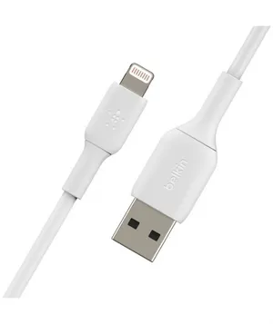 Belkin Apple Lightning iPhone Hızlı Şarj ve Data Kablosu  1m Beyaz