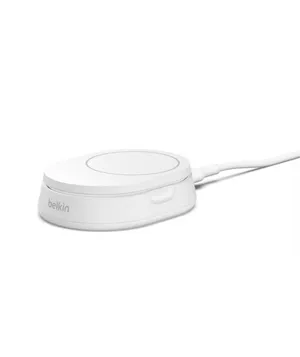Belkin BC Pro Belkin 15W Manyetik Kablosuz Şarj Cihazı Stand Beyaz WIA008BTWH