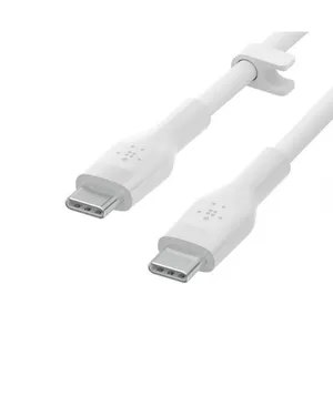 Belkin CAB009BT1MBW2PK Type C-C Silikon Kablo 1 Metre 2'li Paket