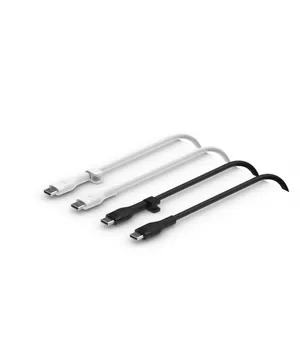 Belkin CAB009BT1MBW2PK Type C-C Silikon Kablo 1 Metre 2'li Paket