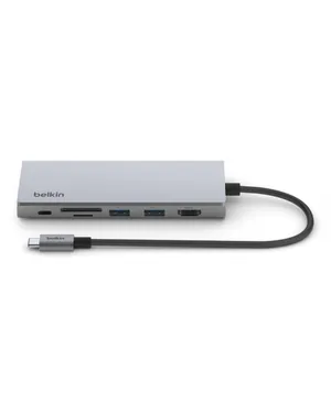 Belkin INC009 Type-Cden 7 in 1 Hub, HDMI Girişli USB çoğaltıcı