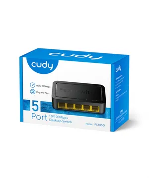 CUDY FS105D 5-Port 10/100 Mbps Desktop Switch