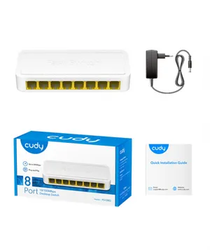 CUDY FS108D 8-Port 10/100 Mbps Desktop Switch