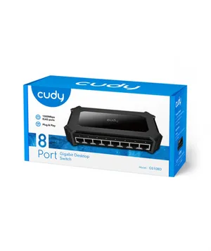 CUDY GS108 8-Port Gigabit Metal Switch