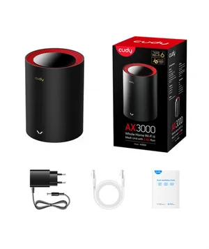 CUDY M3000 PACK-1 AX3000 WiFi 6 1 Mesh 2.5G Solution Router