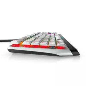 DELL ALIENWARE LOW PROFILE RGB MECHANICAL GAMING KLAVYE BEYAZ AW510K-W