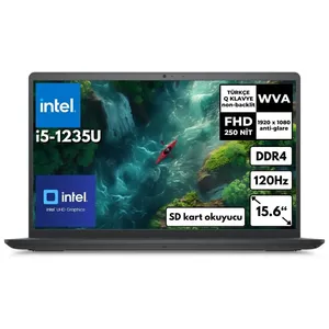 DELL INSPIRON 3520 I5-1235U 8GB 512SSD O/B 15.6 I352010030_U UBUNTU