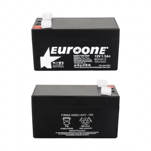 Euroone EO121.3 12 Volt  1.3 Amper Bakımsız Kuru AGM Akü