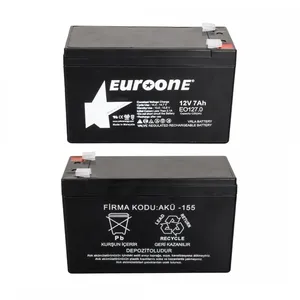 Euroone EO127.0 12 Volt 7 Amper Bakımsız Kuru Akü