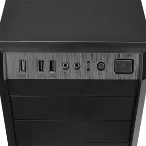 EVEREST 318B 300W PEAK SİYAH METAL PANEL ATX MİD-T BOŞ PC KASASI