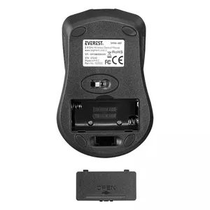 EVEREST SMW-487 USB SİYAH 2.4GHZ KABLOSUZ MOUSE