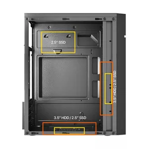 FRISBY FC-2715B 300W 1X120MM FAN USB 2.0 MINI TOWER SİYAH BOŞ BİLGİSAYAR KASASI