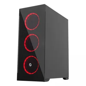 FRISBY FC-9310G 650W 80+ 4X120MM DUAL RING RGB FAN USB 3.0 MİDİ TOWER SİYAH KASA