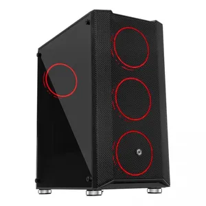 FRISBY FC-9405G 750W 80+ 4X120MM DOUBLE SLIM RING RGB FAN USB3.0 GAMING SİYAH KASA