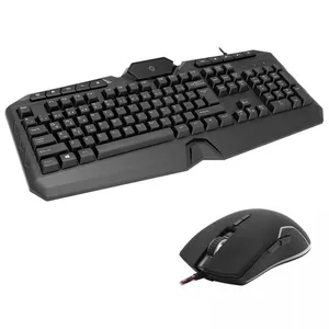 FRISBY FK-4865QU USB Q TR MM SIYAH KABLOLU GAMING KLAVYE MOUSE SET