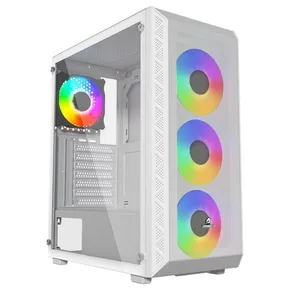 GameBooster GB-G1956BW USB3.0 Mesh Panel Beyaz Gaming Kasa