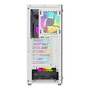 GameBooster GB-G1956BW USB3.0 Mesh Panel Beyaz Gaming Kasa