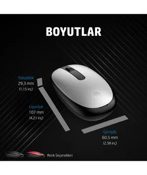 HP 3V0G9AA 240 Bluetooth Fare Siyah