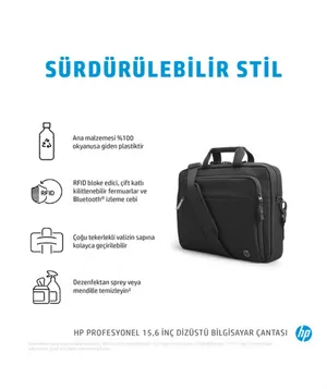 HP Profesyonel 500S7AA  15,6'' Notebook Çan-Siyah