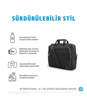 HP 500S8AA  14.1'' Notebook Çanta Siyah